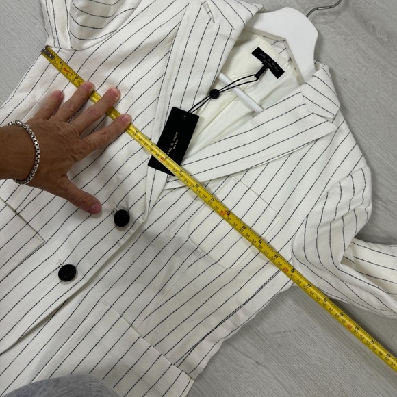 Rag & Bone Nancy Striped Blazer. - Picture 8 of 9